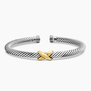 David Yurman X CLASSIC CABLE STATION BRACELET